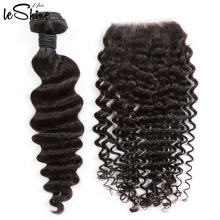 8A Virgen Sin Procesar 40 Pulgadas Del Pelo Humano 360 Lace Frontal Closure